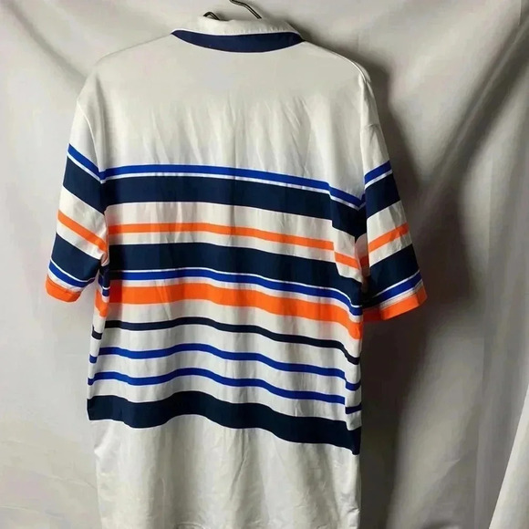 ADIDAS MENS XL POLO ATHLETIC SHIRT POLYESTER SPANDEX BLEND GOOD CLEAN CONDITION - Picture 10 of 12